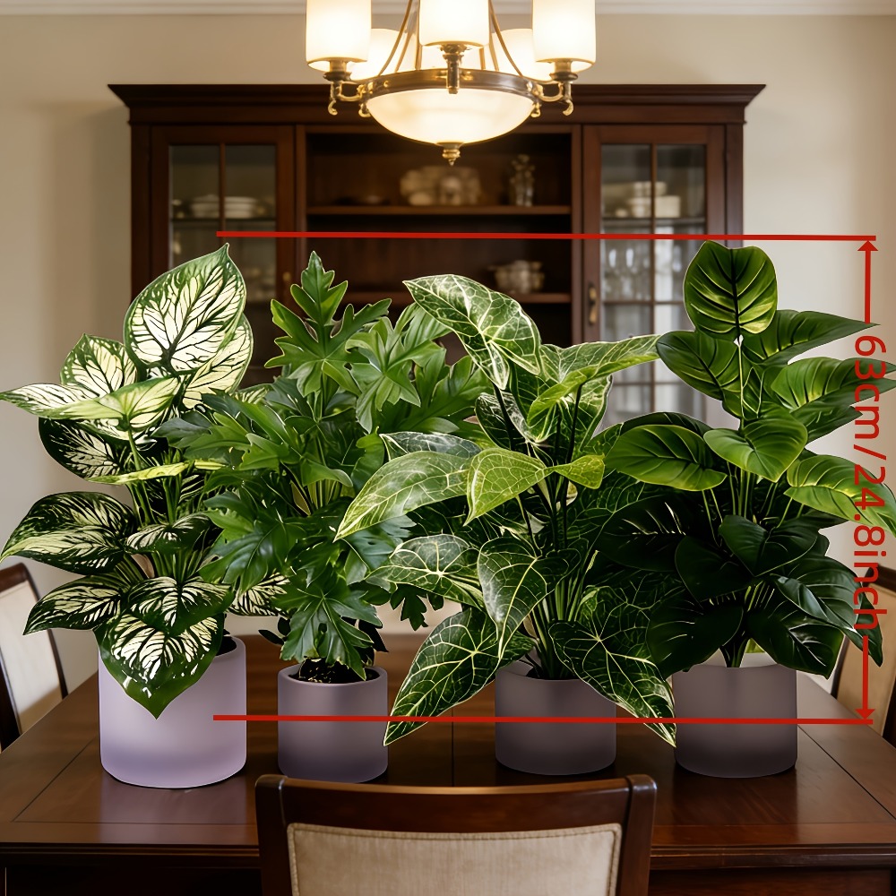 4PC Artificial Plants with 48L - огляд і ціна Dracaena Marginata
