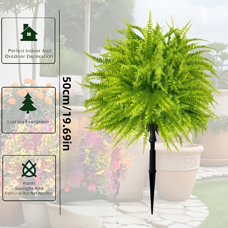 2pcs - 44cm Fern Ground Insert - огляд і ціна Dracaena Marginata