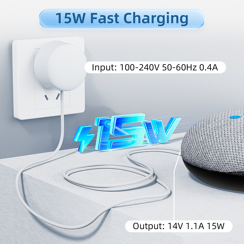 15W OEM Charger for Google Nes - огляд і ціна Google Speaker Nest Mini