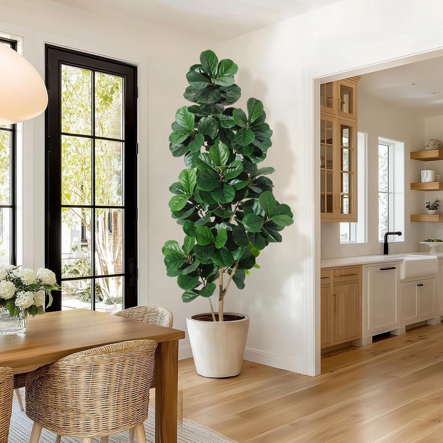 4-7 FT Fiddle Leaf Fig Tree Ar - огляд і ціна Ficus Lyrata Tree