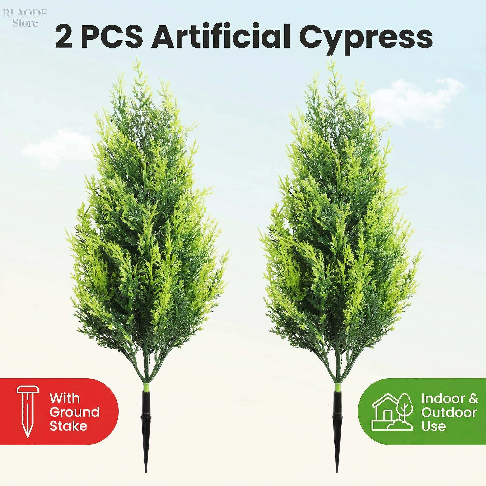 2PCS Realistic Fake Cypress Tr - огляд і ціна Dracaena Marginata