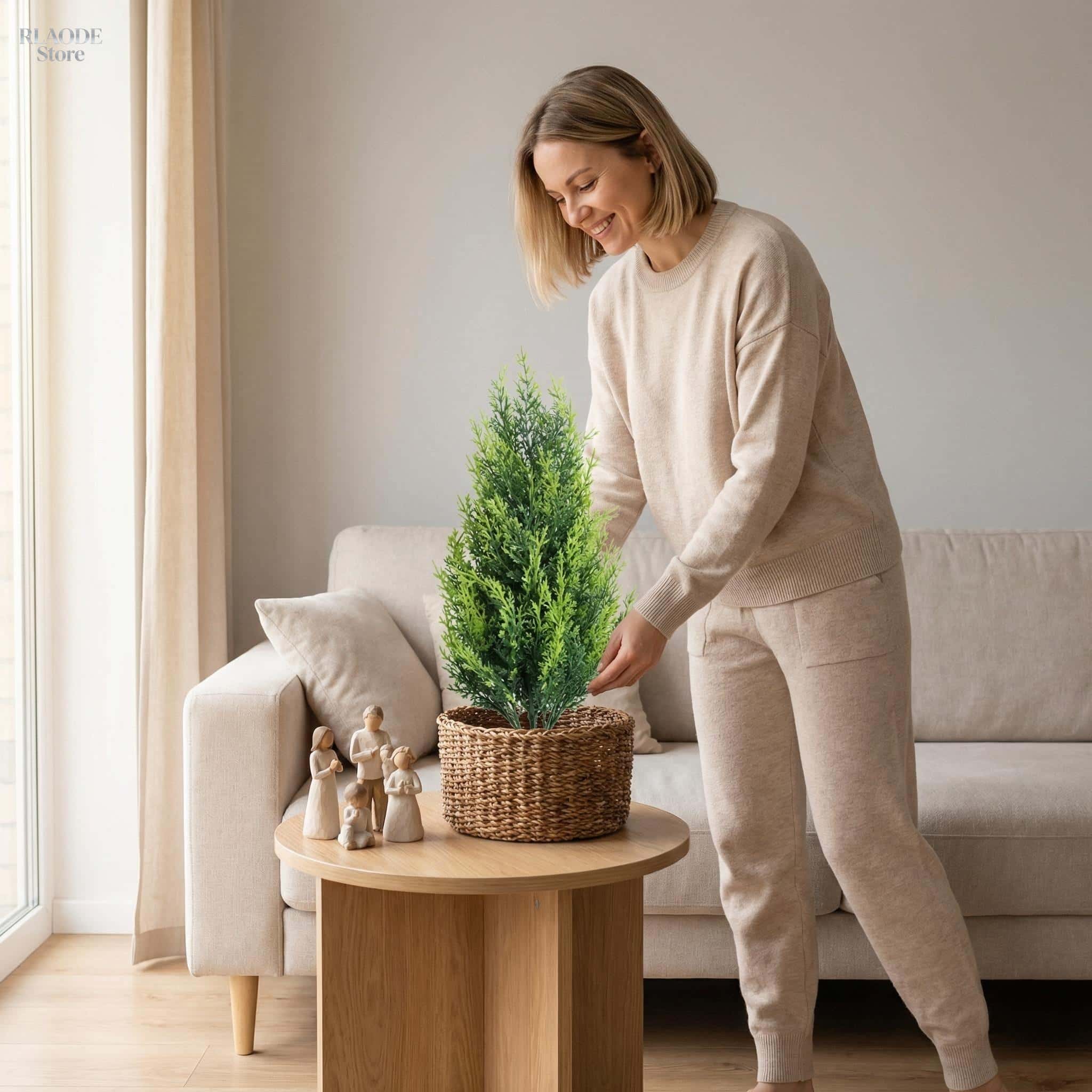 2PCS Realistic Fake Cypress Tr - огляд і ціна Dracaena Marginata