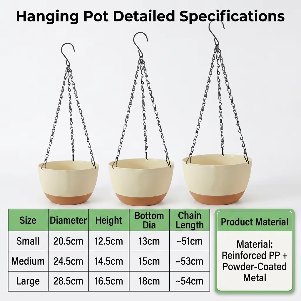 Modern Everyday Dual-Color Han - огляд і ціна Spider Plant Hanging