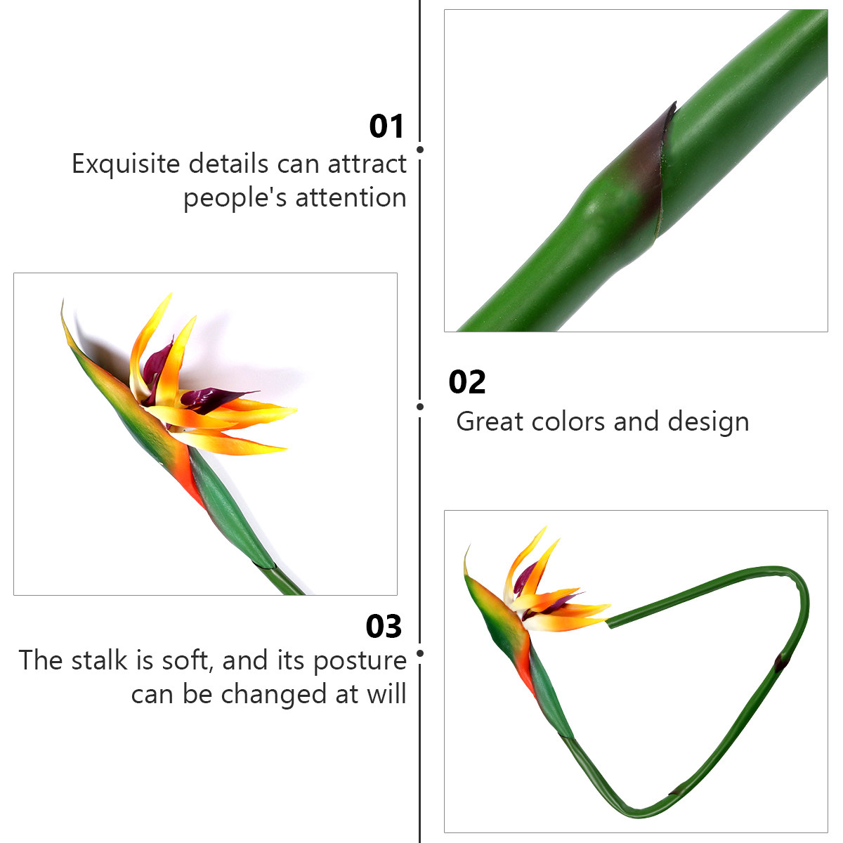 Faux Bird of Paradise Plant Ar - огляд і ціна Bird Paradise Strelitzia