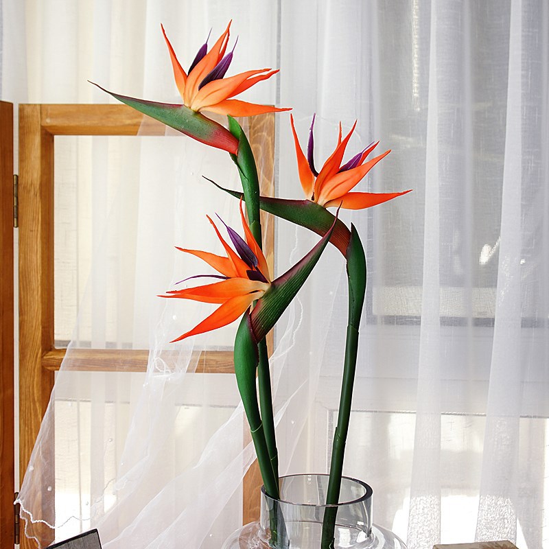 3pcs Artificial Bird Of Paradi - огляд і ціна Bird Paradise Strelitzia